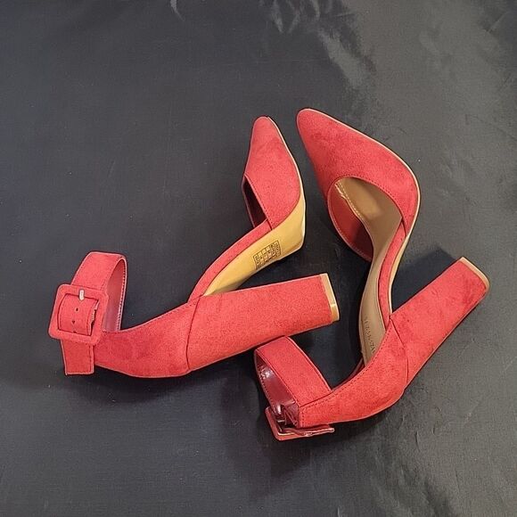 BRAND NEW FOREVER 21 FAUX SUEDE BLOCK HEELS PUMP - Picture 13 of 15